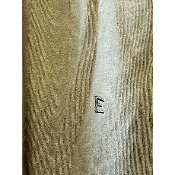 Everlane The French Terry Jumpsuit Romper •XXS•Drawstring Waist Scoop Neck Khaki - Picture 12 of 16